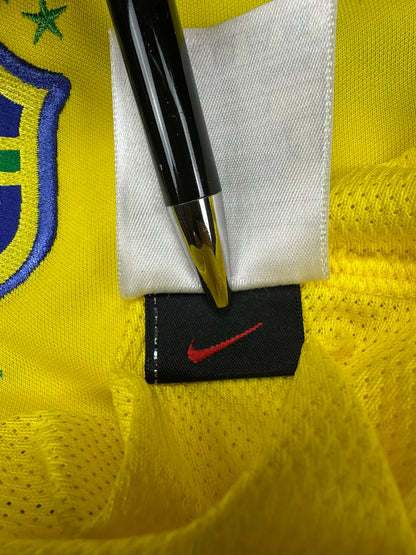 Brasilien 2004 "Adriano" Heim Trikot "XL" nike Total 90