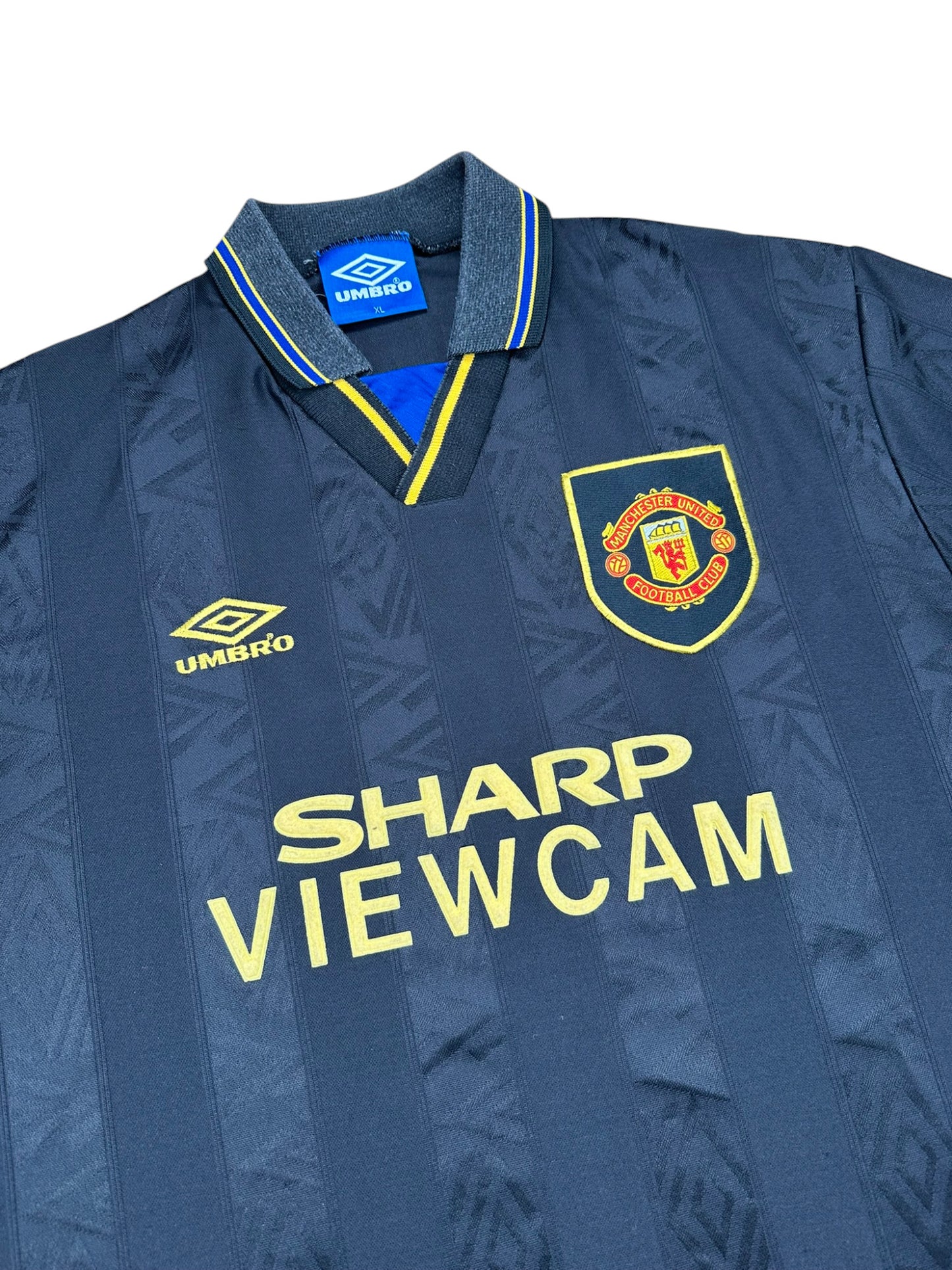 Manchester United 1993-95 "Cantona" Auswärts Trikot XL Umbro