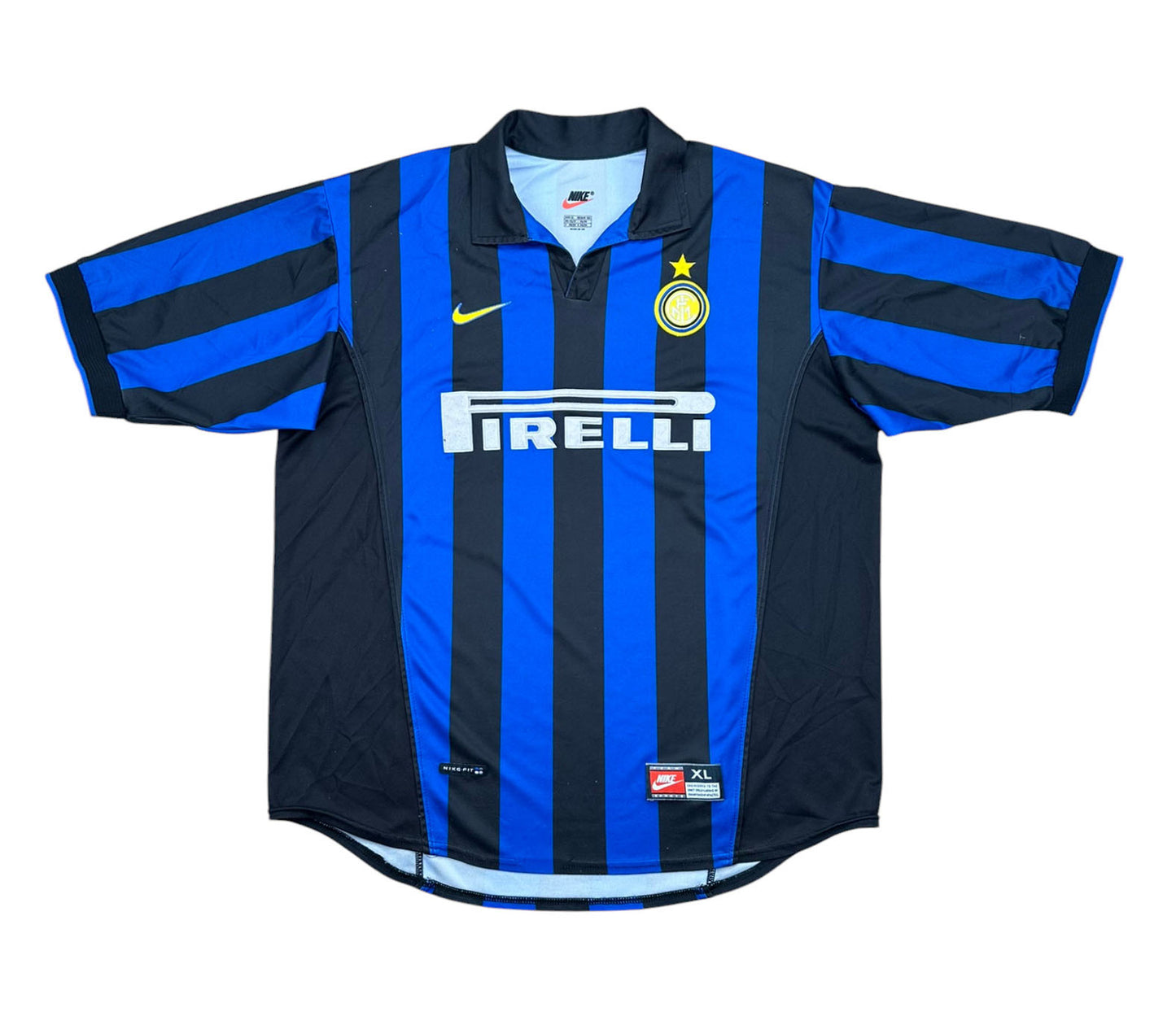 Inter Mailand 1998-1999 "Zamorano" Heim Trikot XL Nike