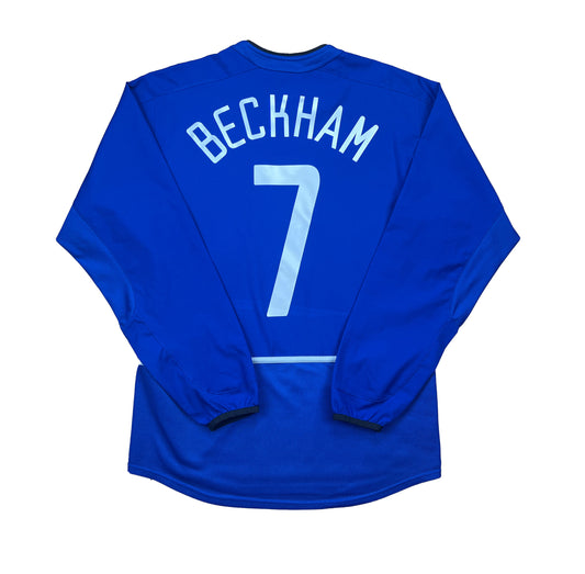 Manchester United "Beckham" 2002-03 Ausweich Trikot S nike