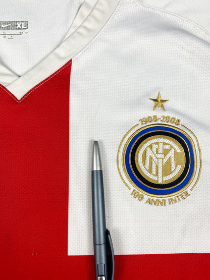 Inter Mailand 2007-08 Auswärts Trikot XL nike *100 Jahre*