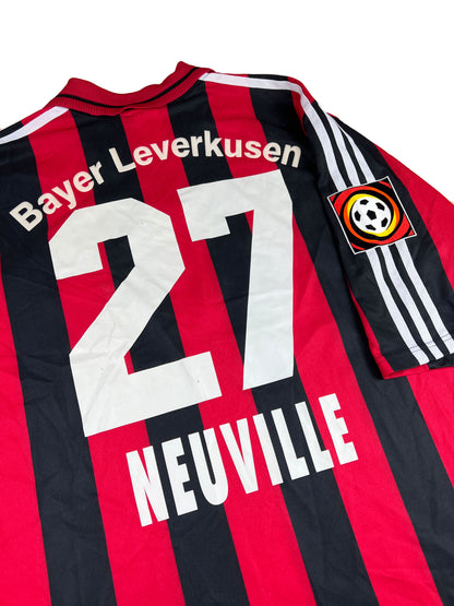 Bayer 04 Leverkusen 2000-01 "Neuville" Heim Trikot "XL" adidas