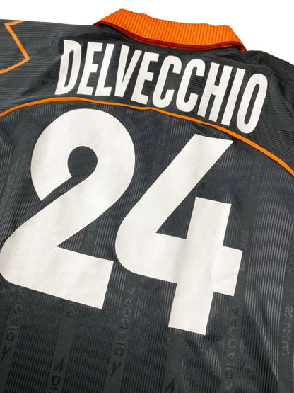 AS Rom 1999-00 "Delvecchio" Drittes Trikot XL diadora