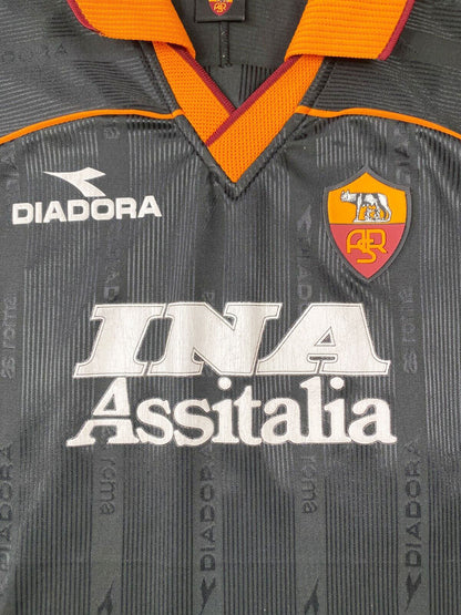 AS Rom 1999-00 "Delvecchio" Drittes Trikot XL diadora