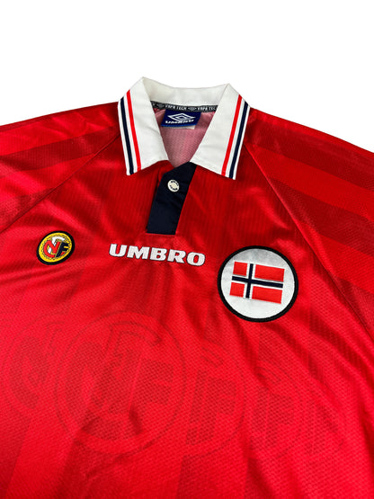 Norwegen 1998-00 Heim Trikot L umbro