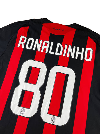 AC Mailand 2008-09 "Ronaldinho" Heim Trikot XL adidas