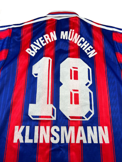 Bayern München 1995-97 "Klinsmann" Heim Trikot "M"