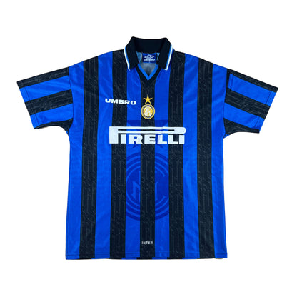 Inter Mailand 1997-98 "Ronaldo" Heim Trikot "XL" umbro