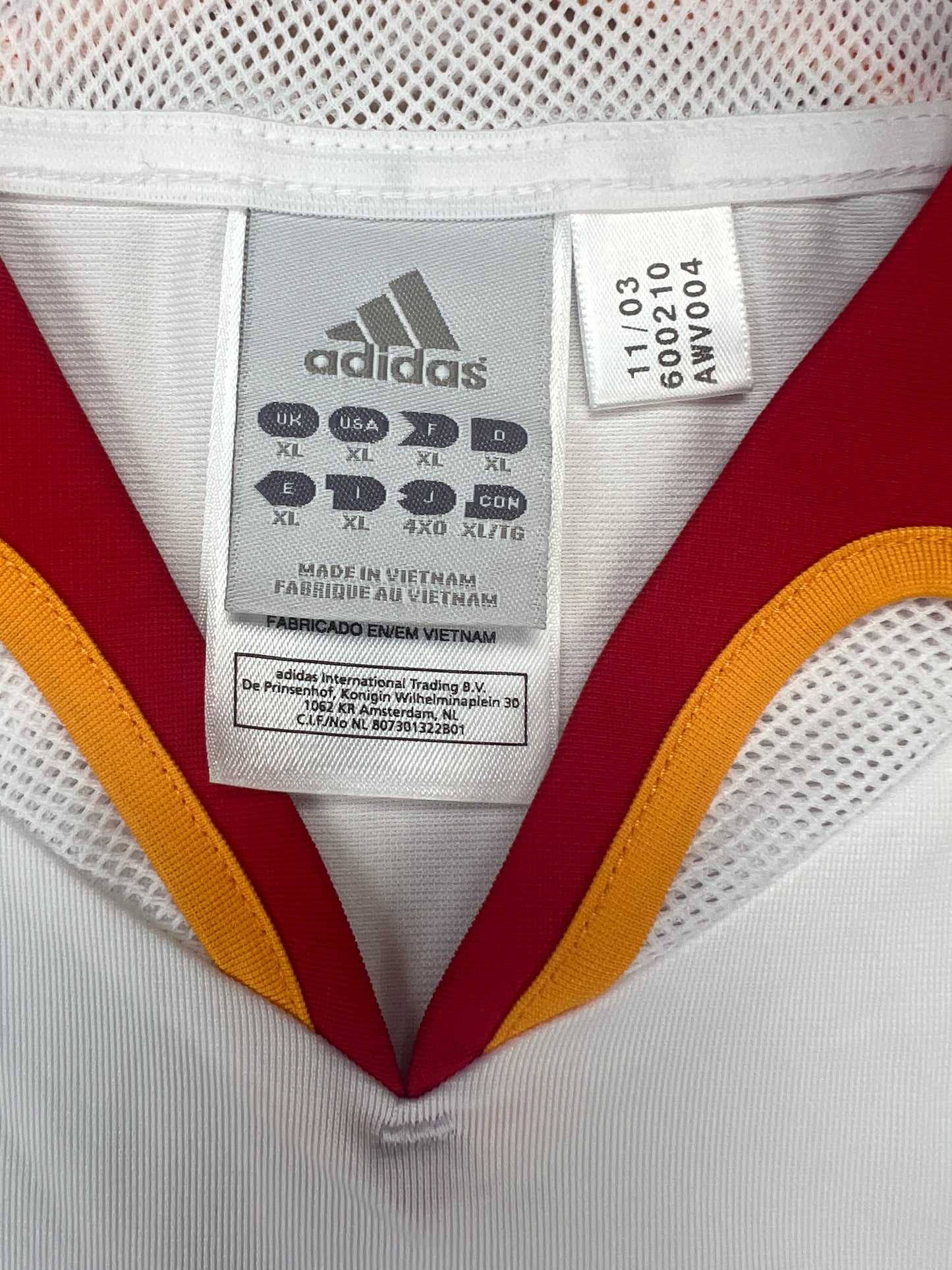 Spanien 2004-06 Auswärts Trikot XL adidas