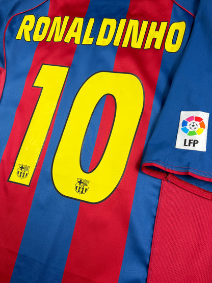 Barcelona 2004-05 Heim Trikot "Ronaldinho" XL nike