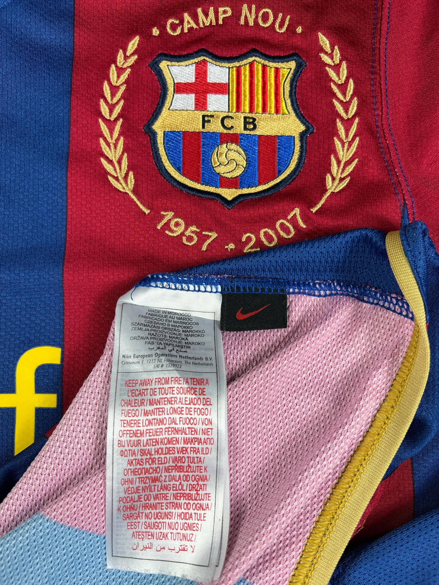 Barcelona 2007-08 Heim Trikot S Nike