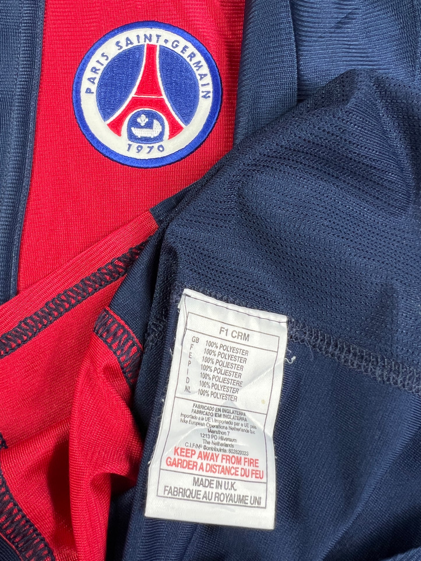 Paris Saint-Germain (PSG) 2001-02 Heim Trikot "M" Nike