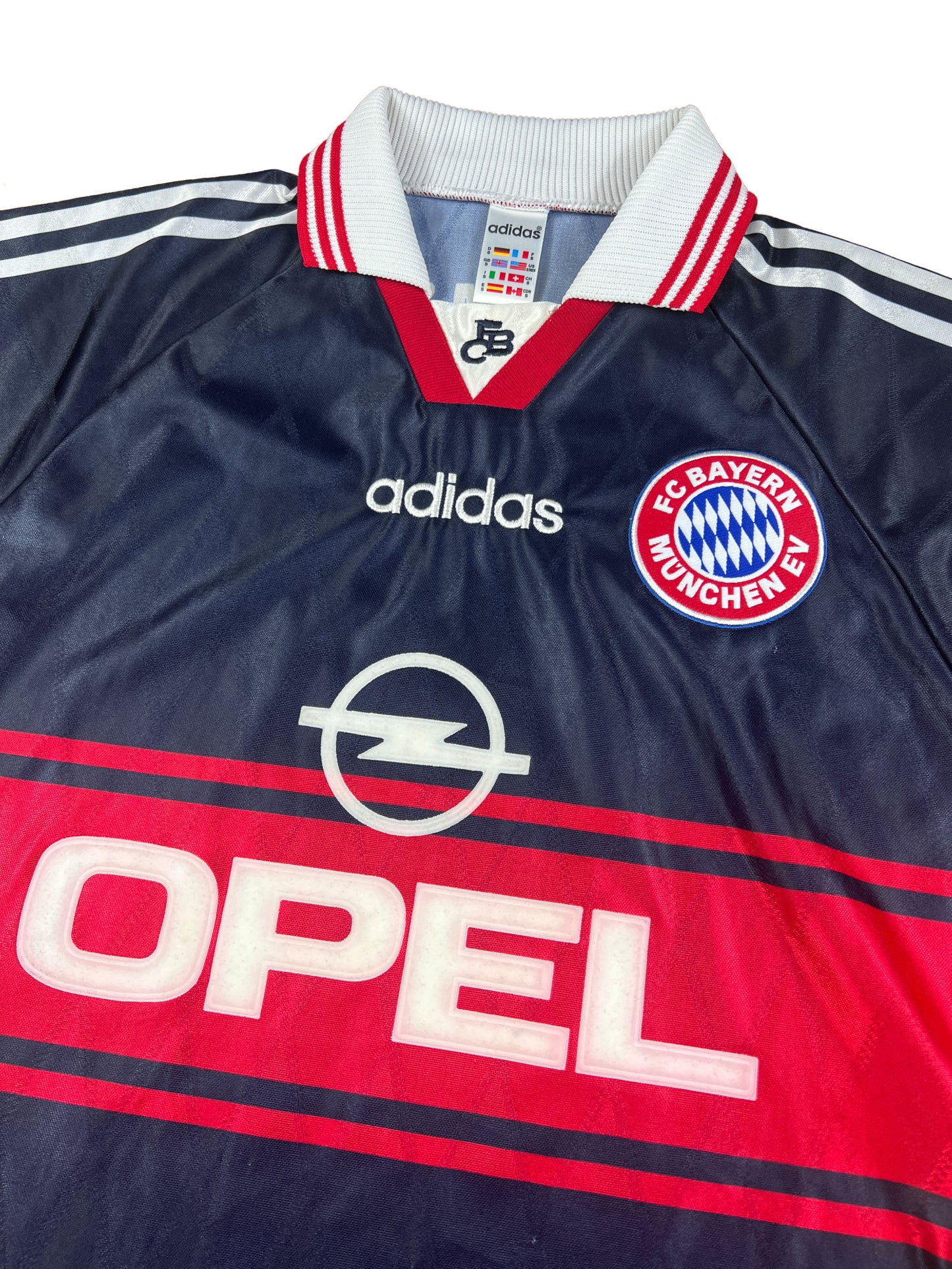 Bayern München 1997-99 "Basler" Heim Trikot S adidas