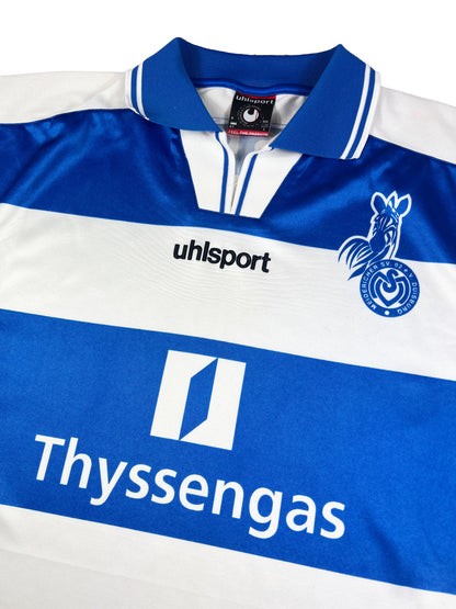 MSV Duisburg 1999-00 Heim Trikot L Uhlsport