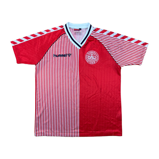 Dänemark 1986 Heim Trikot M hummel