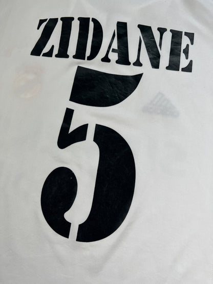 Real Madrid 2002-03 "Zidane" Heim Trikot "M" adidas *100 Jahre Jubiläum*