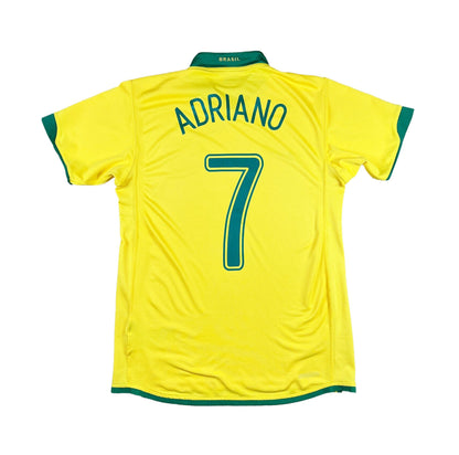 Brasilien 2006-08 "Adriano" Heim Trikot M nike