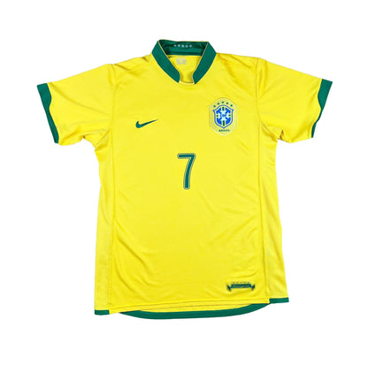 Brasilien 2006-08 "Adriano" Heim Trikot M nike