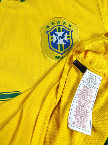 Brasilien 2006-08 "Adriano" Heim Trikot M nike