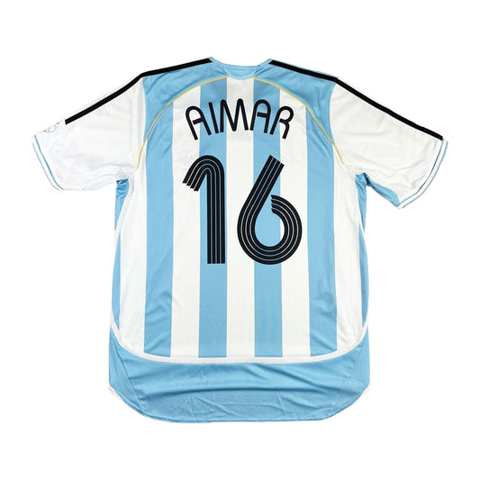 Argentinien 2006-08 "Aimar" Heim Trikot L adidas