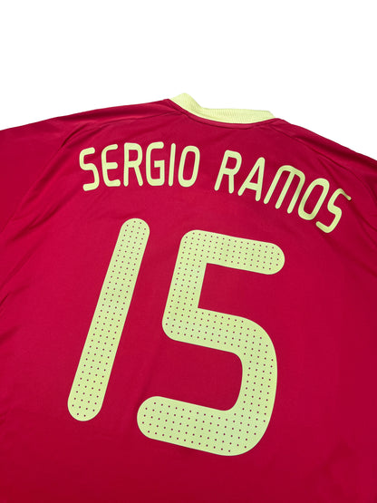 Spanien 2009-10 "Sergio Ramos" Heim Trikot XXL adidas