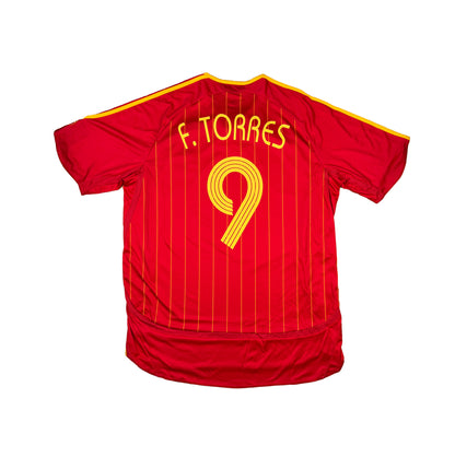 Spanien 2006-08 "F.Torres" Heim Trikot L adidas