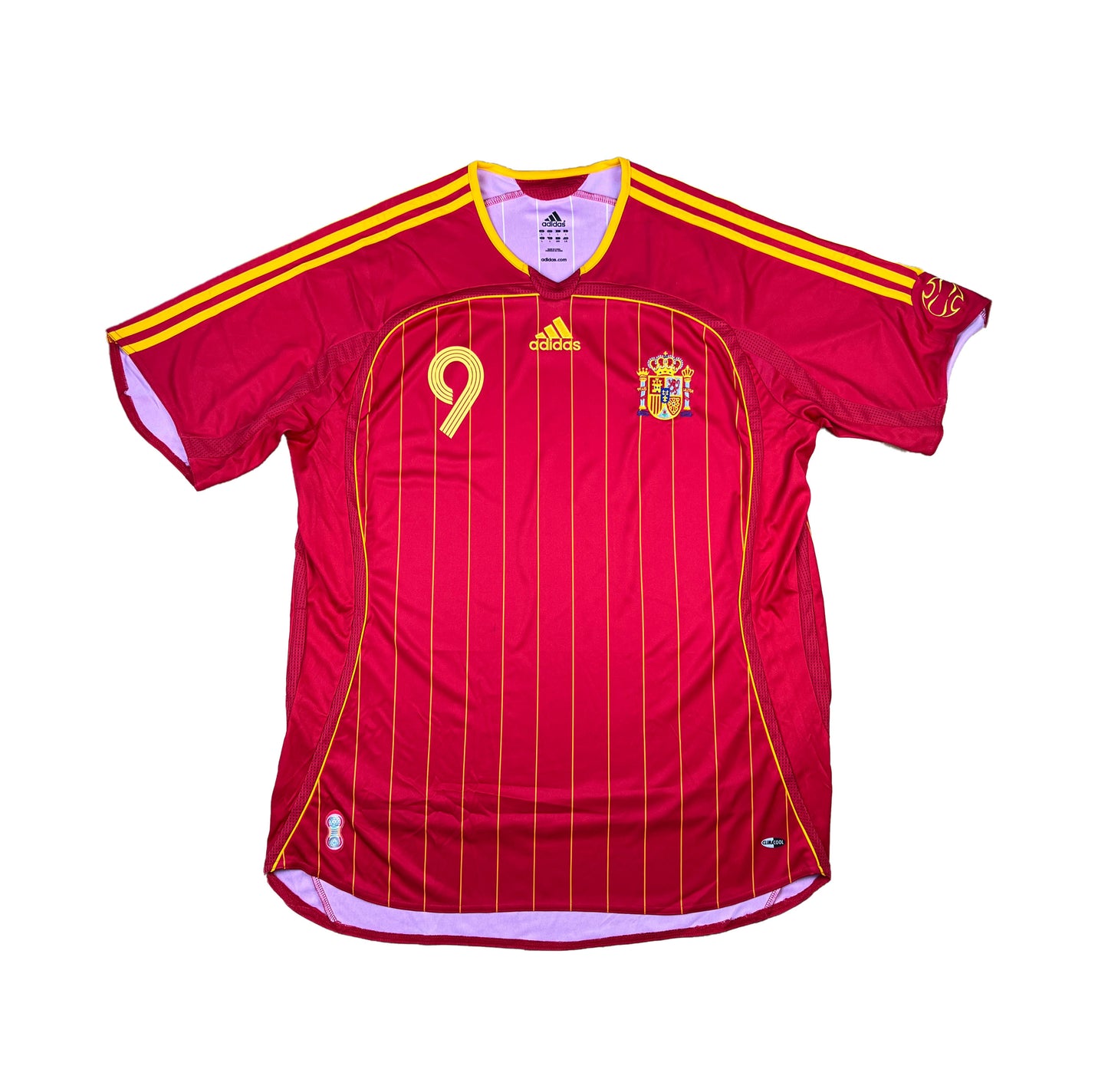 Spanien 2006-08 "F.Torres" Heim Trikot L adidas