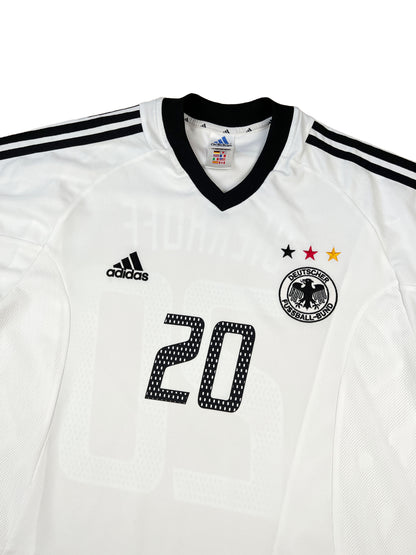 Deutschland 2002-04 "Bierhoff" Heim Trikot "L" adidas