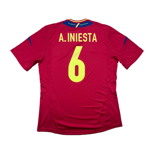 Spanien 2012 "Iniesta" Heim Trikot L adidas