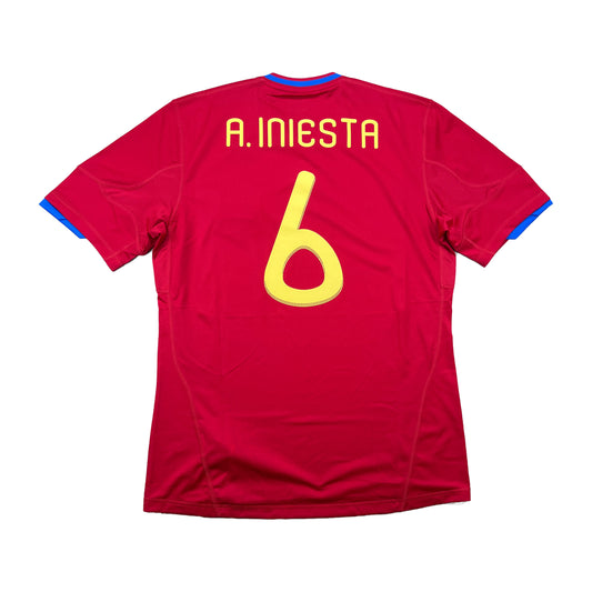 Spanien 2010 "Iniesta" Heim Trikot L adidas