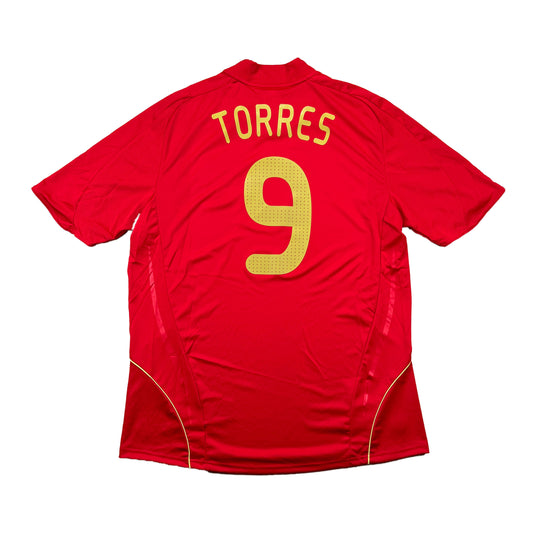 Spanien 2008-09 "Torres" Heim Trikot XL adidas