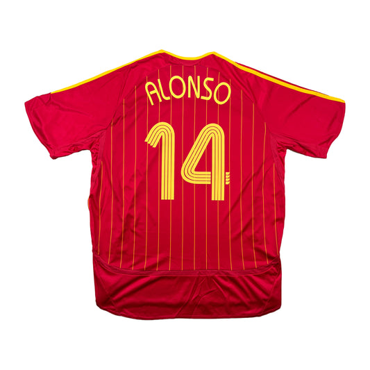 Spanien 2006-08 "Xabi Alonso" Heim Trikot XL adidas