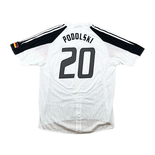 Deutschland 2004-05 "Podolski" Heim Trikot XL adidas