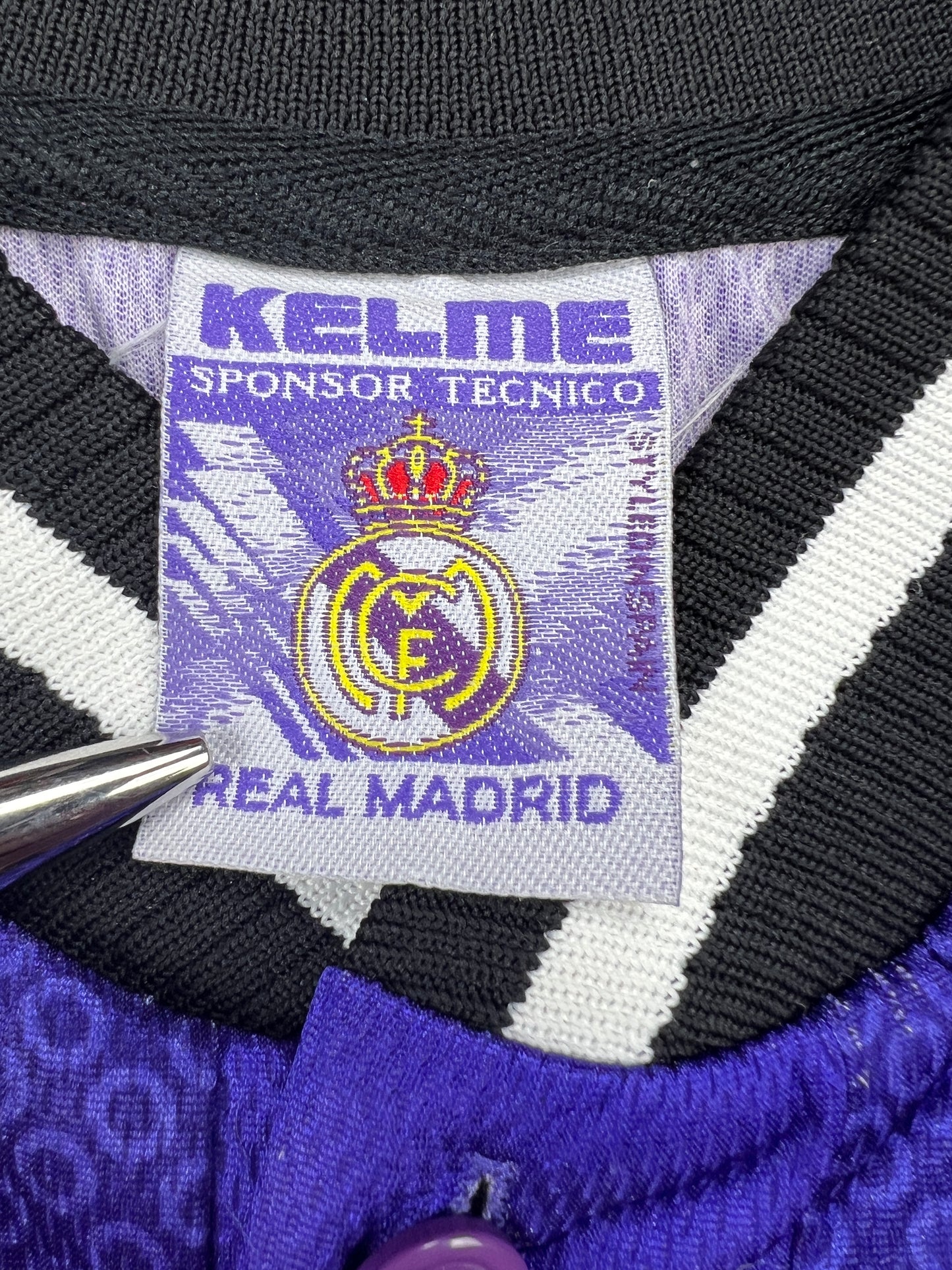 Real Madrid 1997-98 Auswärts Trikot L Kelme