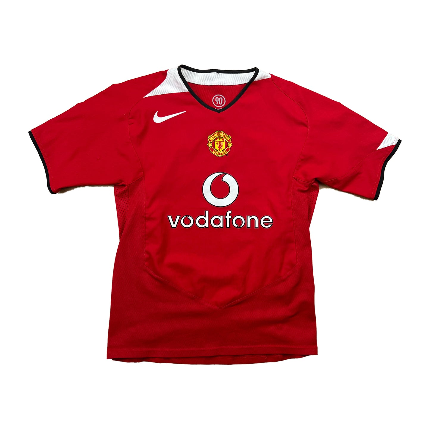 Manchester United 2004-06 Heim Trikot Kindergröße M nike