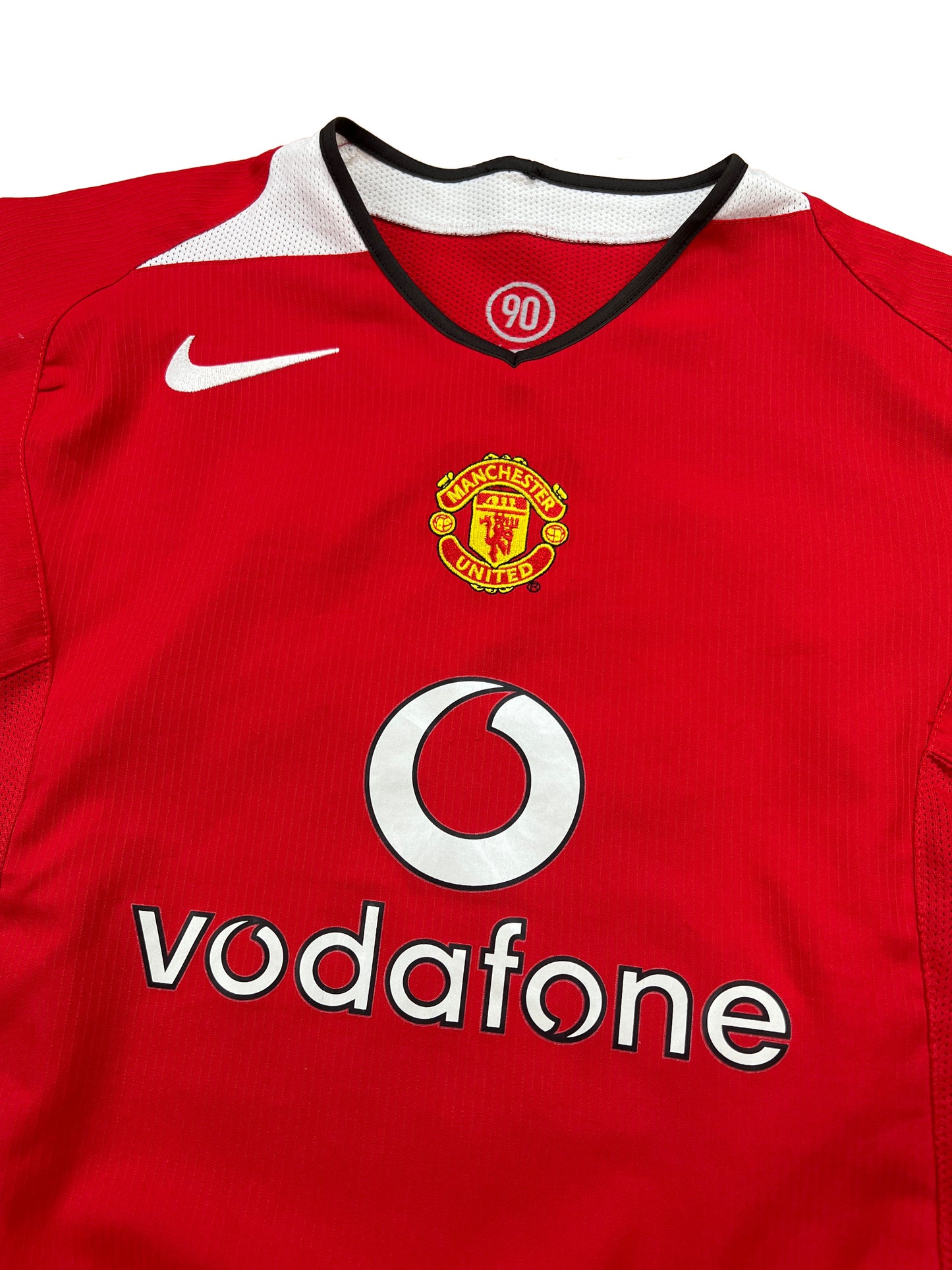 Manchester United 2004-06 Heim Trikot Kindergröße M nike