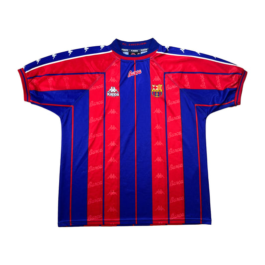 Barcelona 1997-98 Heim Trikot XL kappa