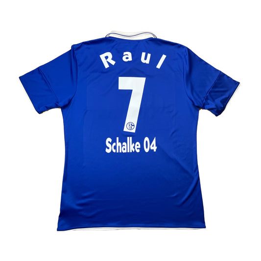 Schalke 04 2010-12 "Raul" Heim Trikot XL adidas