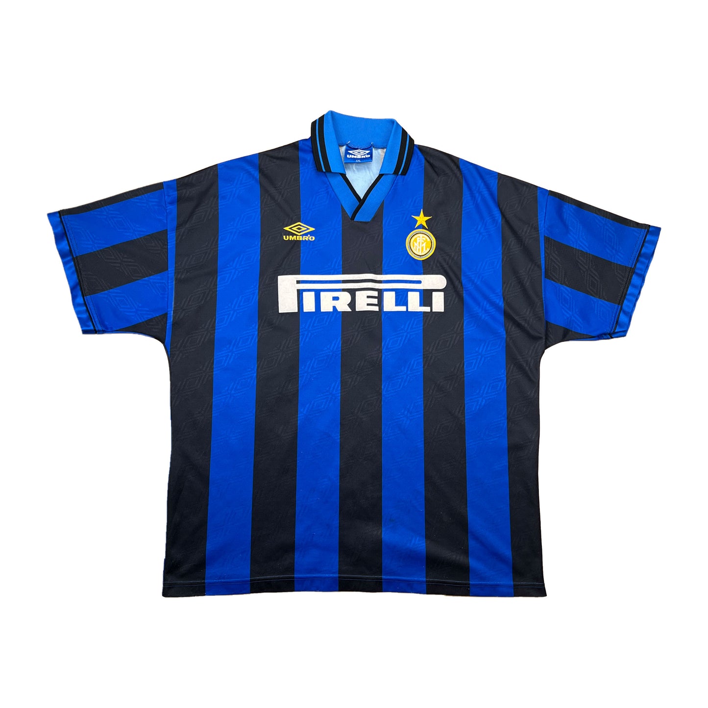 Inter 1995-96 "Roberto Carlos" Heim Trikot XXL umbro