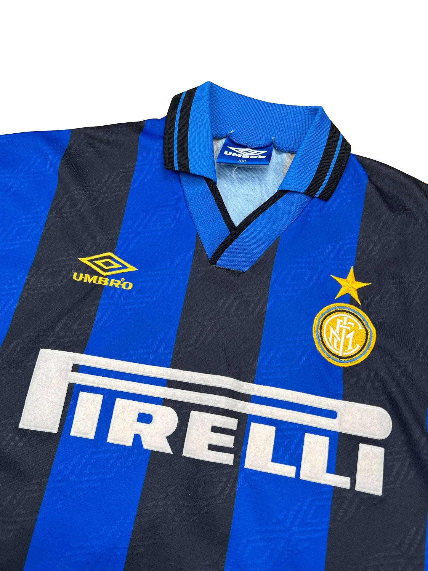 Inter 1995-96 "Roberto Carlos" Heim Trikot XXL umbro