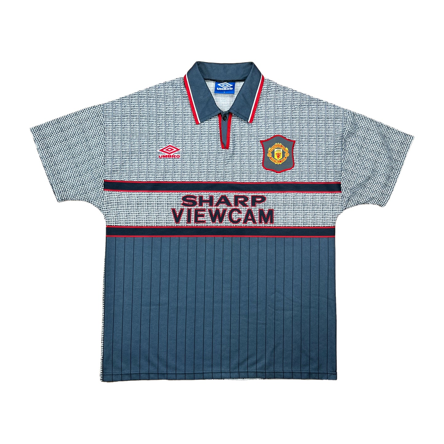 Manchester United 1995-96 "Cantona" Auswärts Trikot L Umbro