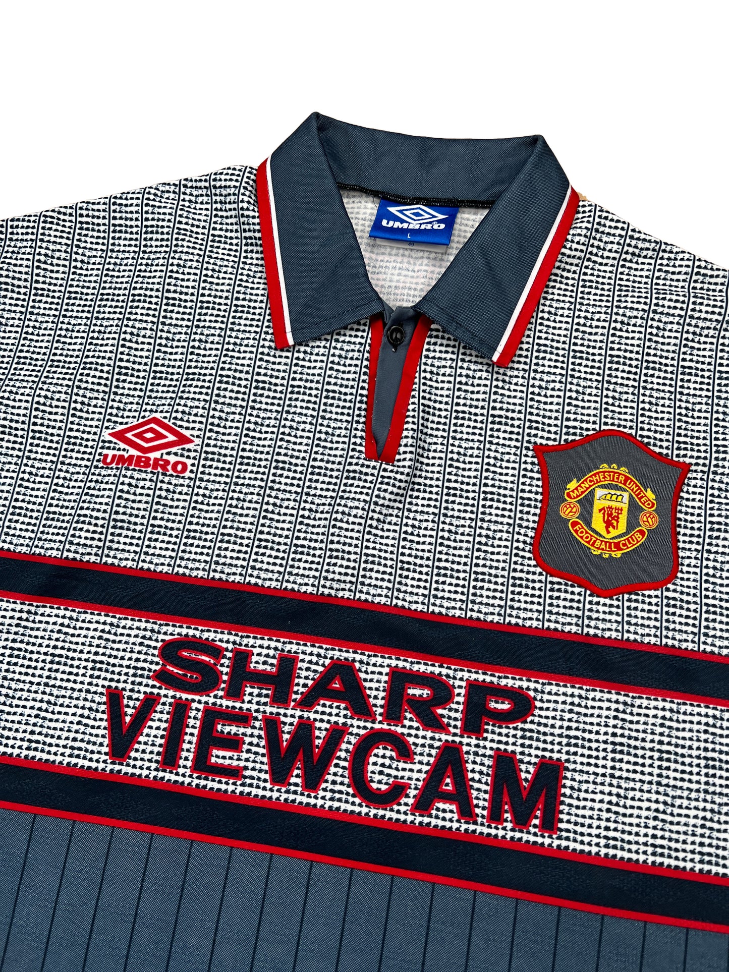 Manchester United 1995-96 "Cantona" Auswärts Trikot L Umbro