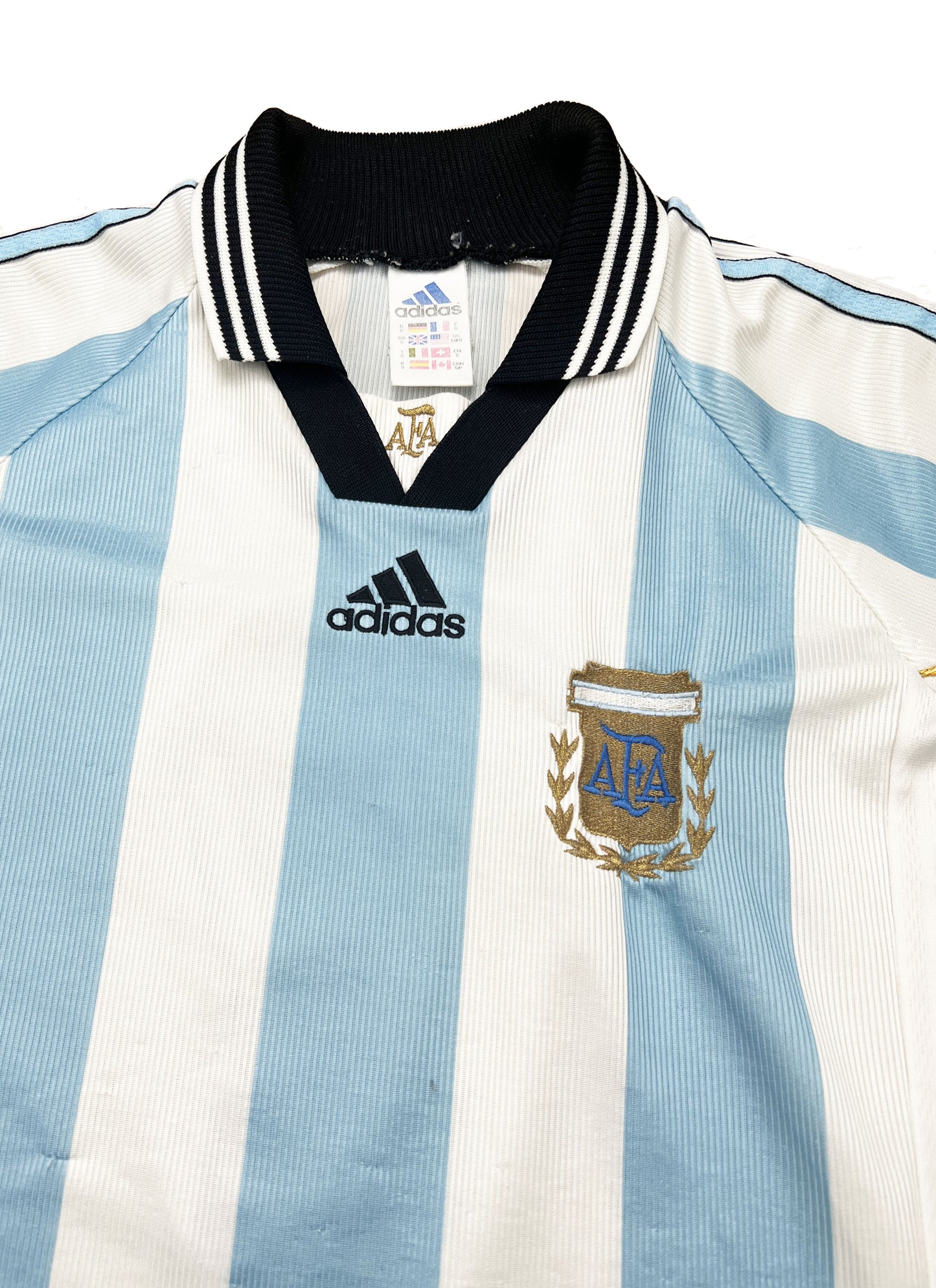 Argentinien 1998 "Claudio Lopez" Heim Trikot S adidas