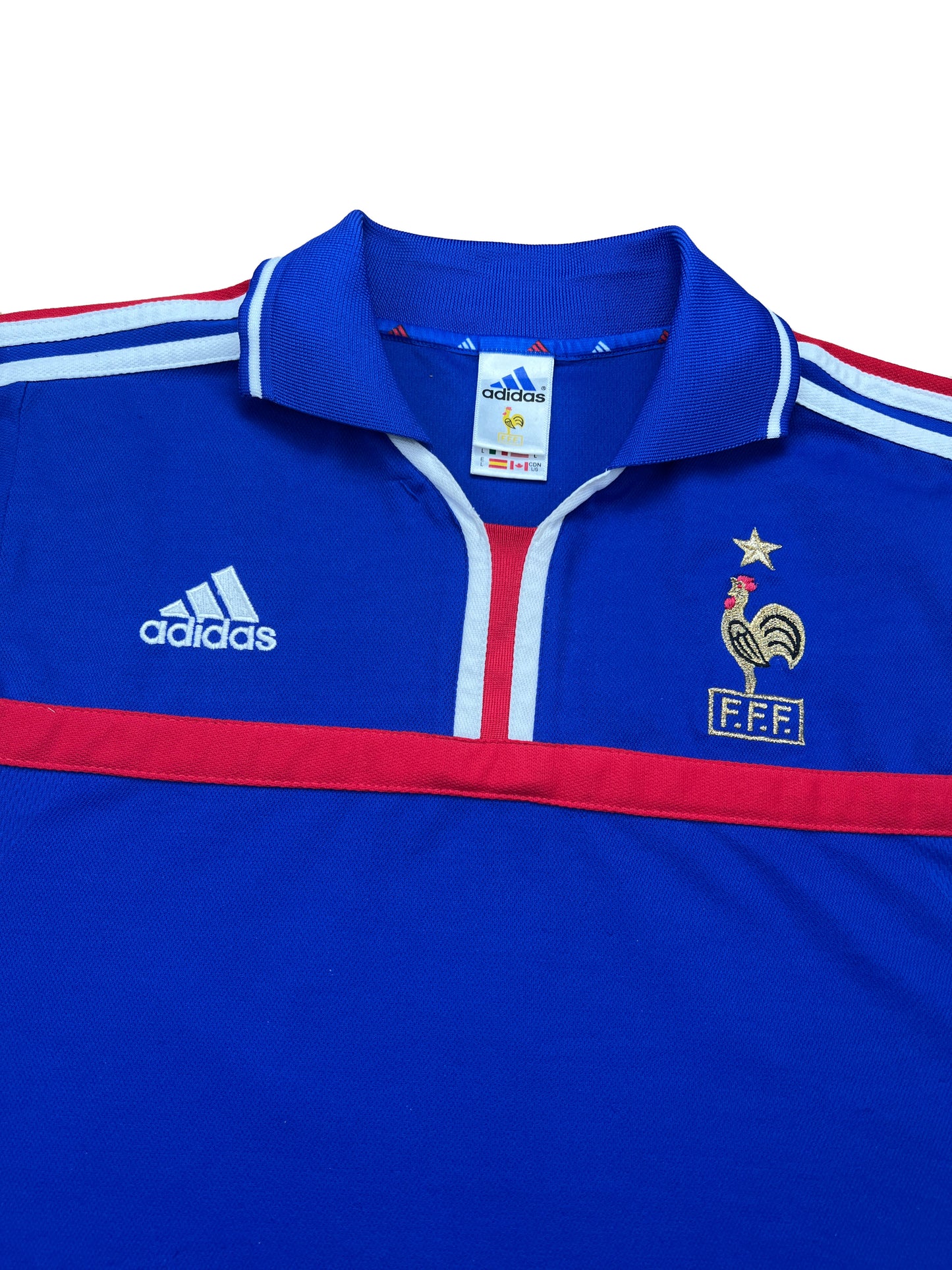 Frankreich 2000-02 Heim Trikot L adidas