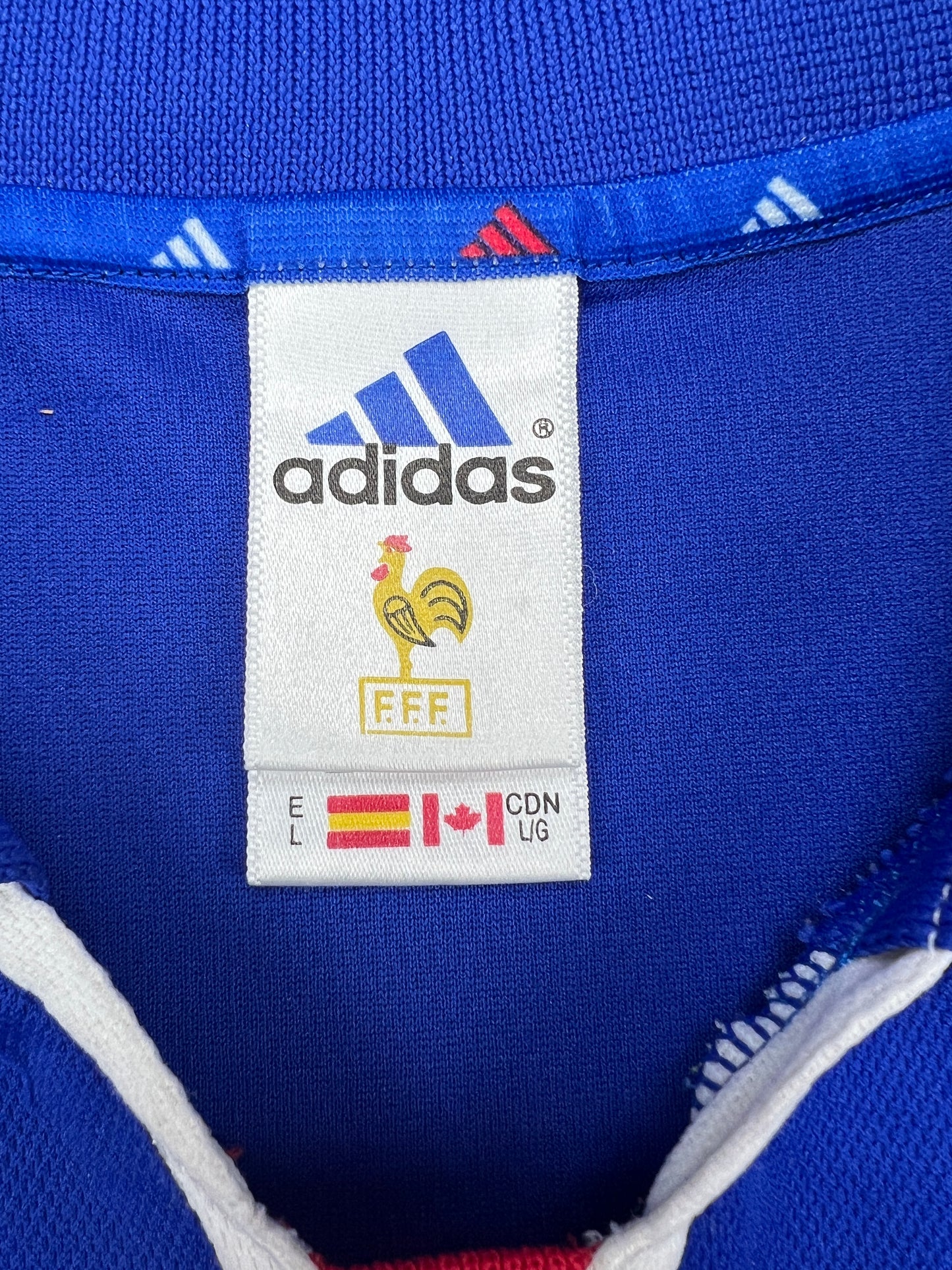 Frankreich 2000-02 Heim Trikot L adidas