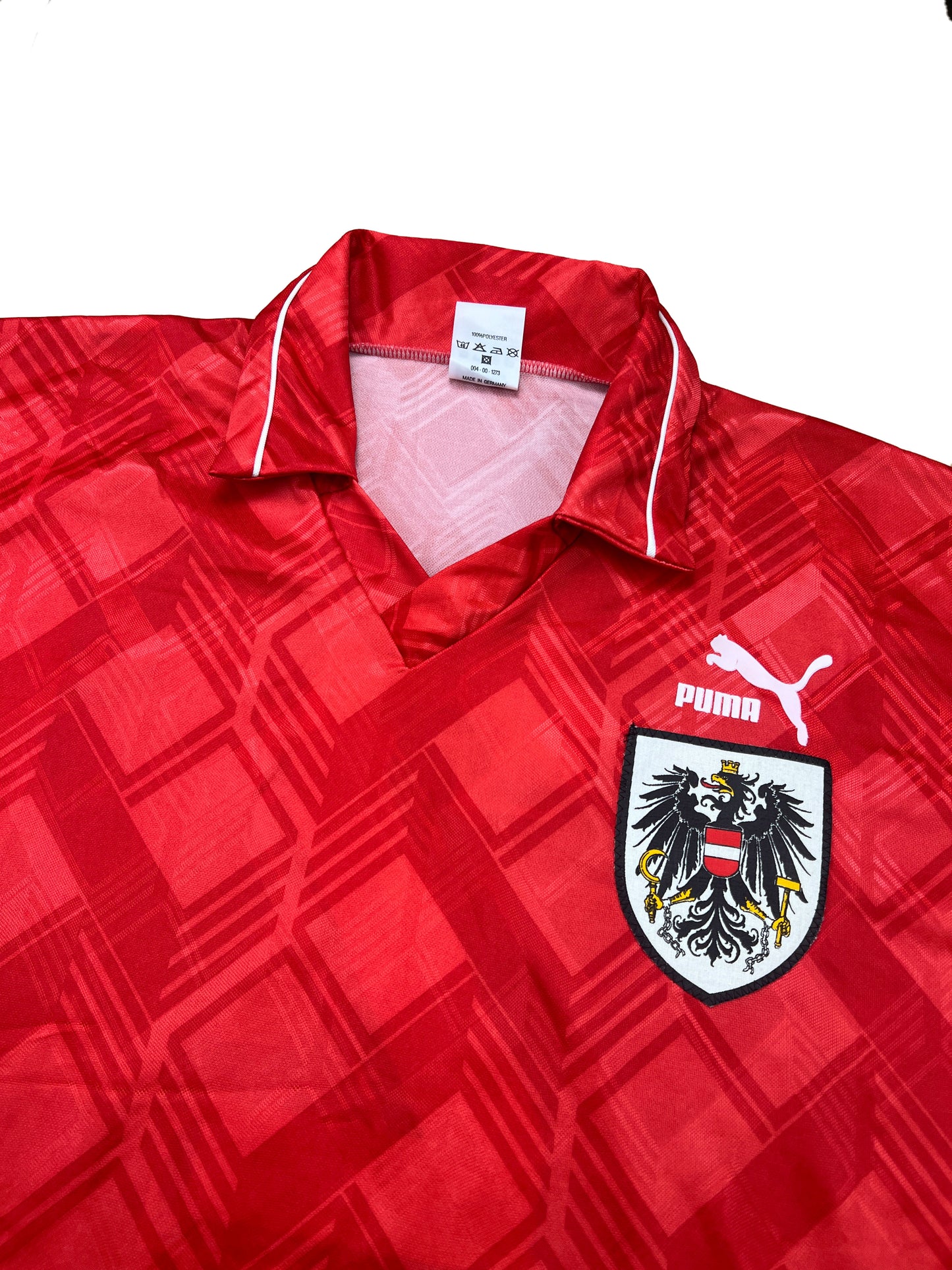 Österreich 1992 "Nr.2" Auswärts Trikot XL puma Spielertrikot