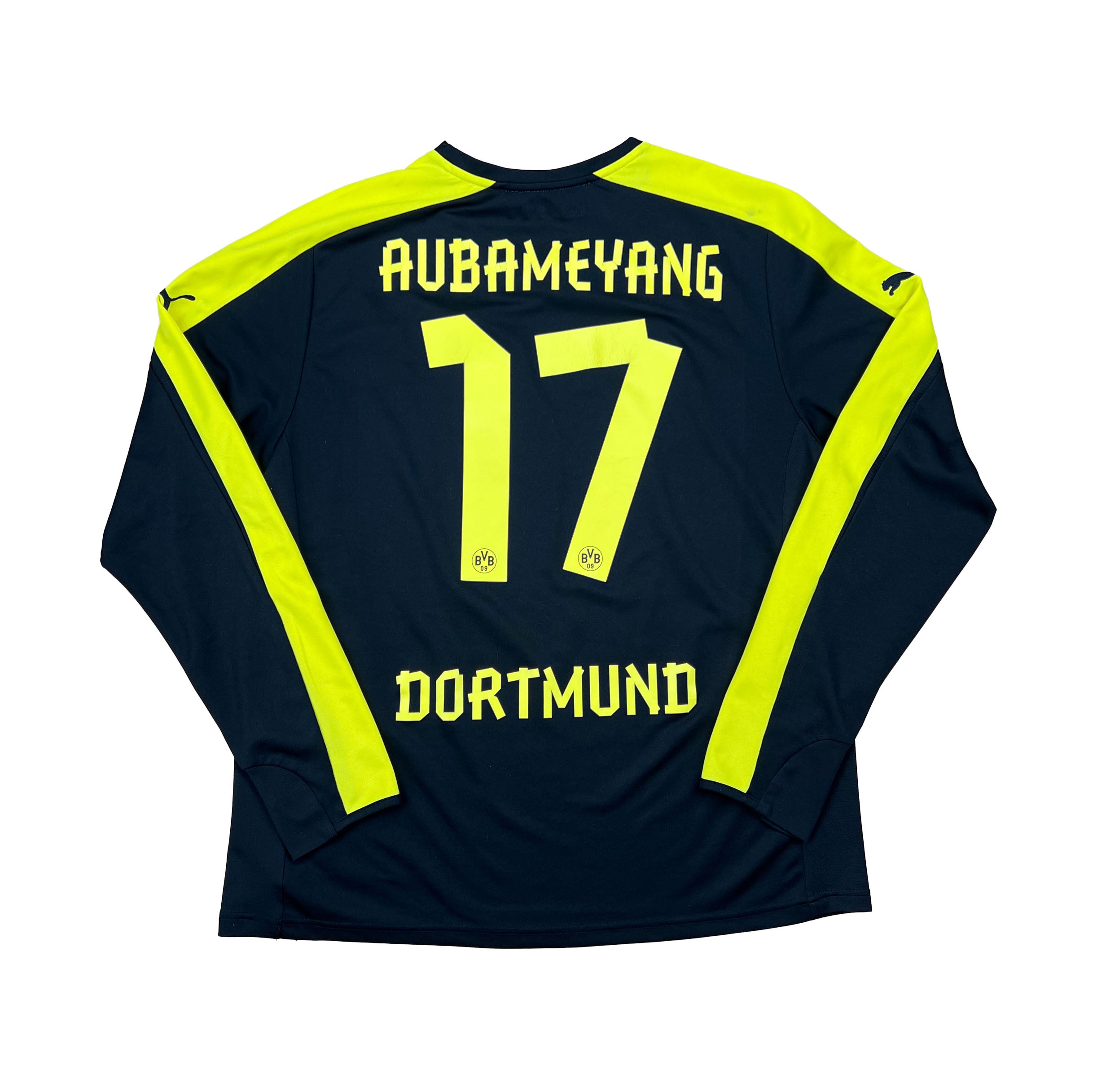 Borussia Dortmund 2013 14 Aubameyang Auswarts Trikot L puma BVB senseofgoal