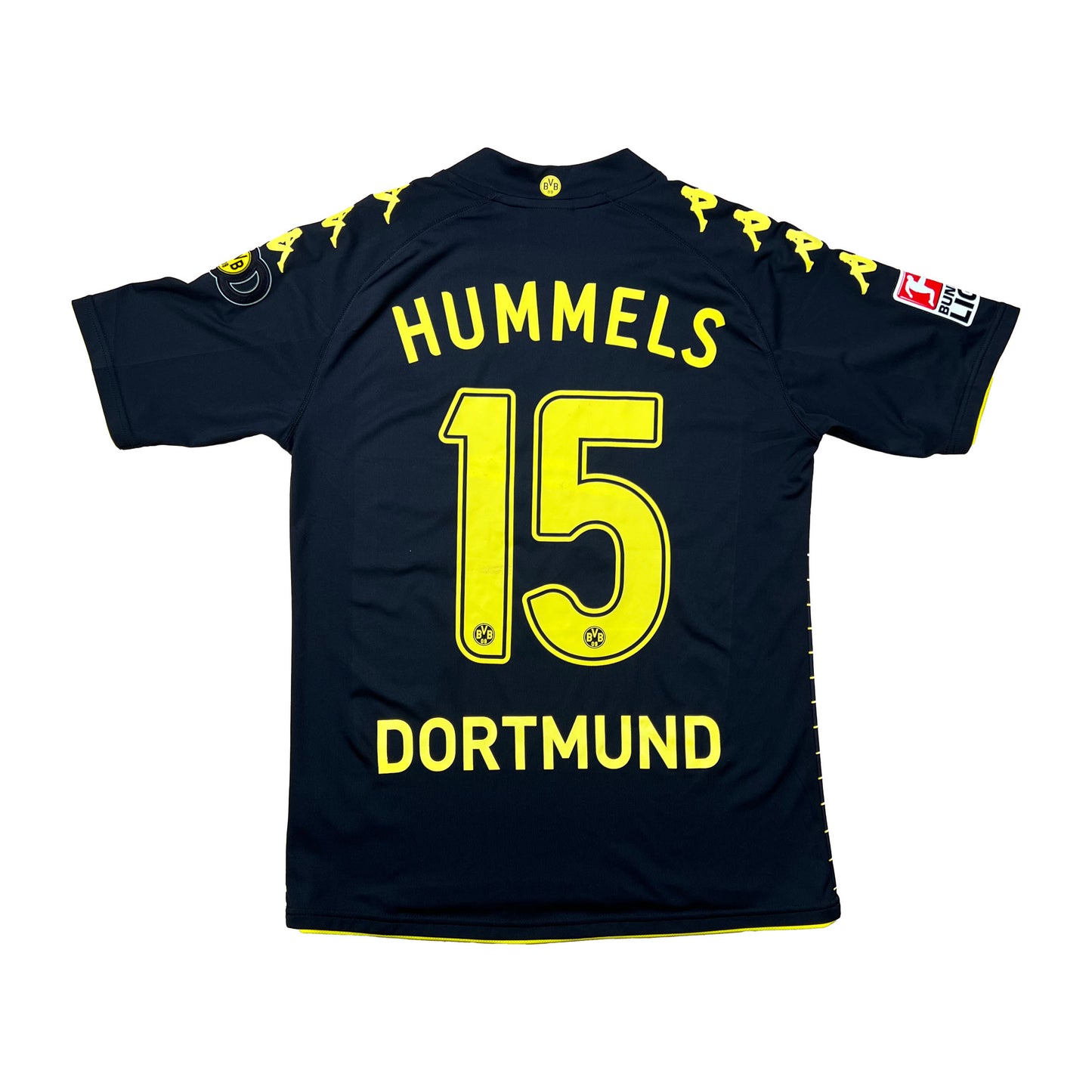 Borussia Dortmund 2009-10 "Hummels" Auswärts Trikot M kappa *100 Jahre* BVB