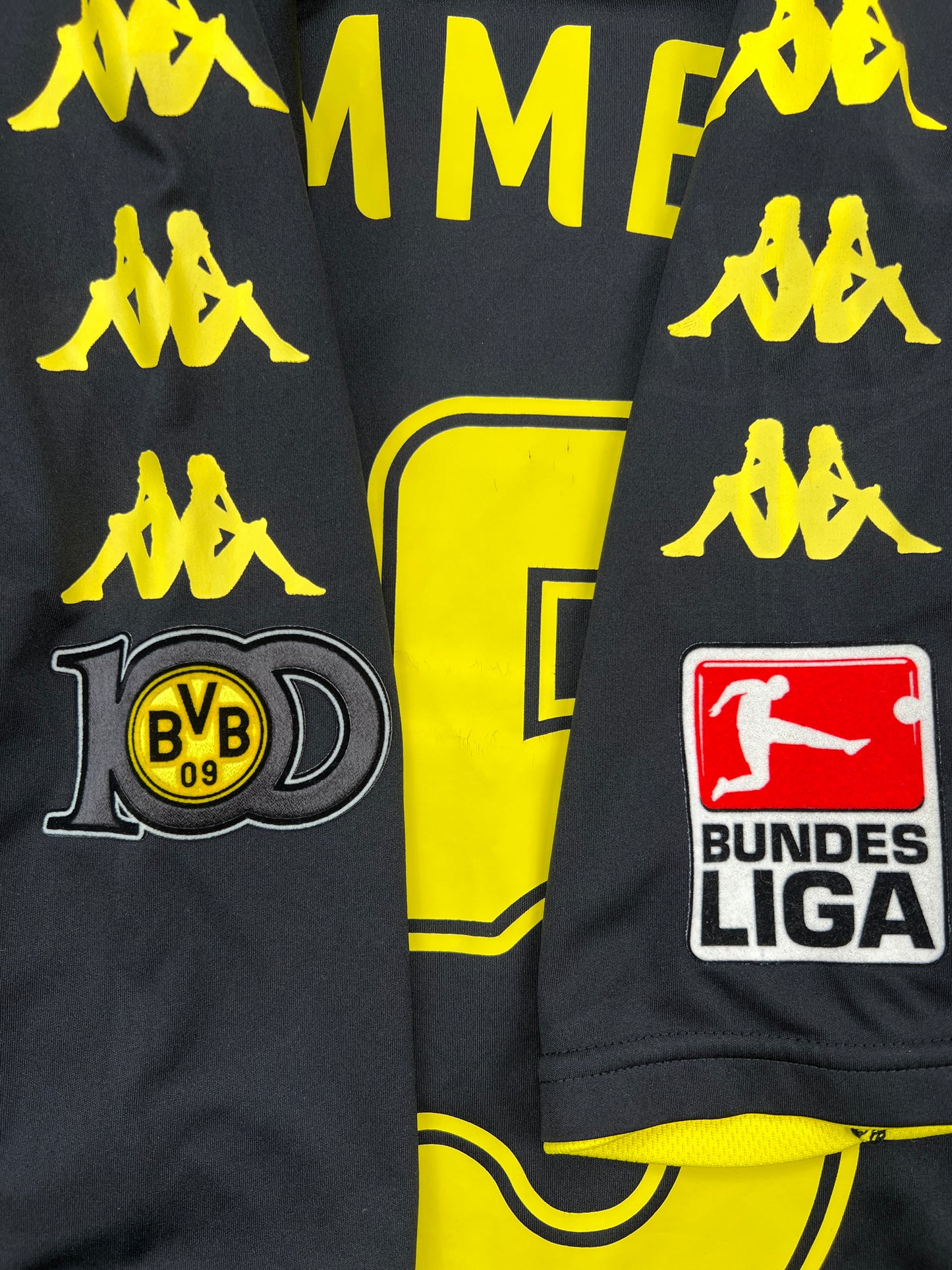 Borussia Dortmund 2009-10 "Hummels" Auswärts Trikot M kappa *100 Jahre* BVB