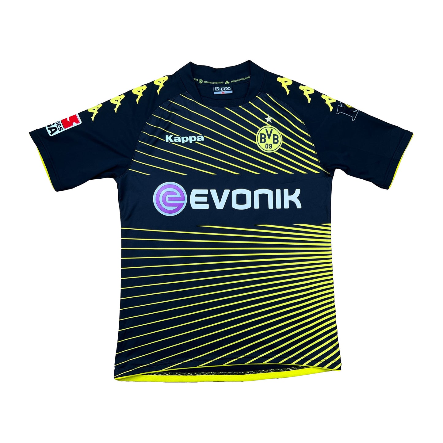 Borussia Dortmund 2009-10 "Hummels" Auswärts Trikot M kappa *100 Jahre* BVB